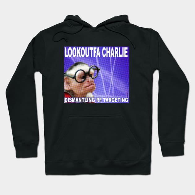 Lookoutfa Charlie Half Tone / Dismantle Hoodie by Lookoutfa Charlie